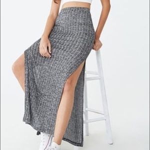 😍😍Marled Ribbed Maxi Skirt 🌸⭐️